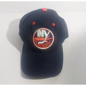 Kids New York NY Islanders Hockey Hat Blue Orange Snapback Puma Wool NHL